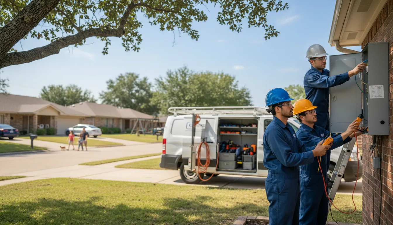 Certified electrician providing emergency electrical services in Clark, PA